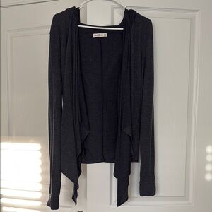 Dark Navy Open Front Cardigan